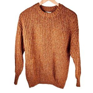American Eagle Size Small Oversized Sweater Knit Orange